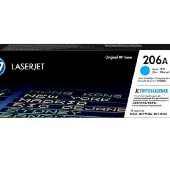 HP 206A  Ink Set W2110A,W2111A,W2112A,W2113A  Black, Cyan, Magenta, Yellow New - Picture 3 of 7